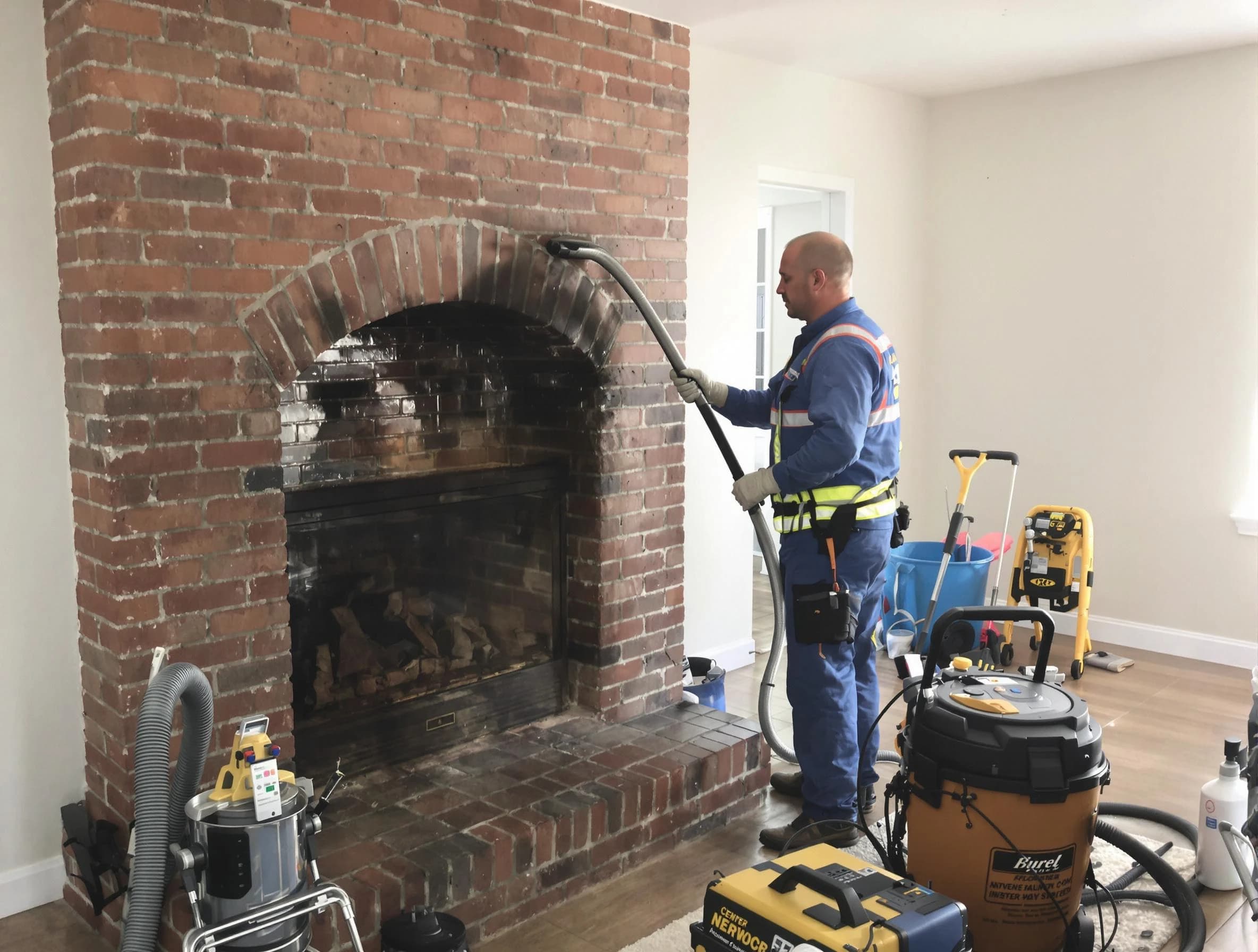Oak Hill Chimney Sweep expert performing detailed chimney sweep in Oak Hill, TN