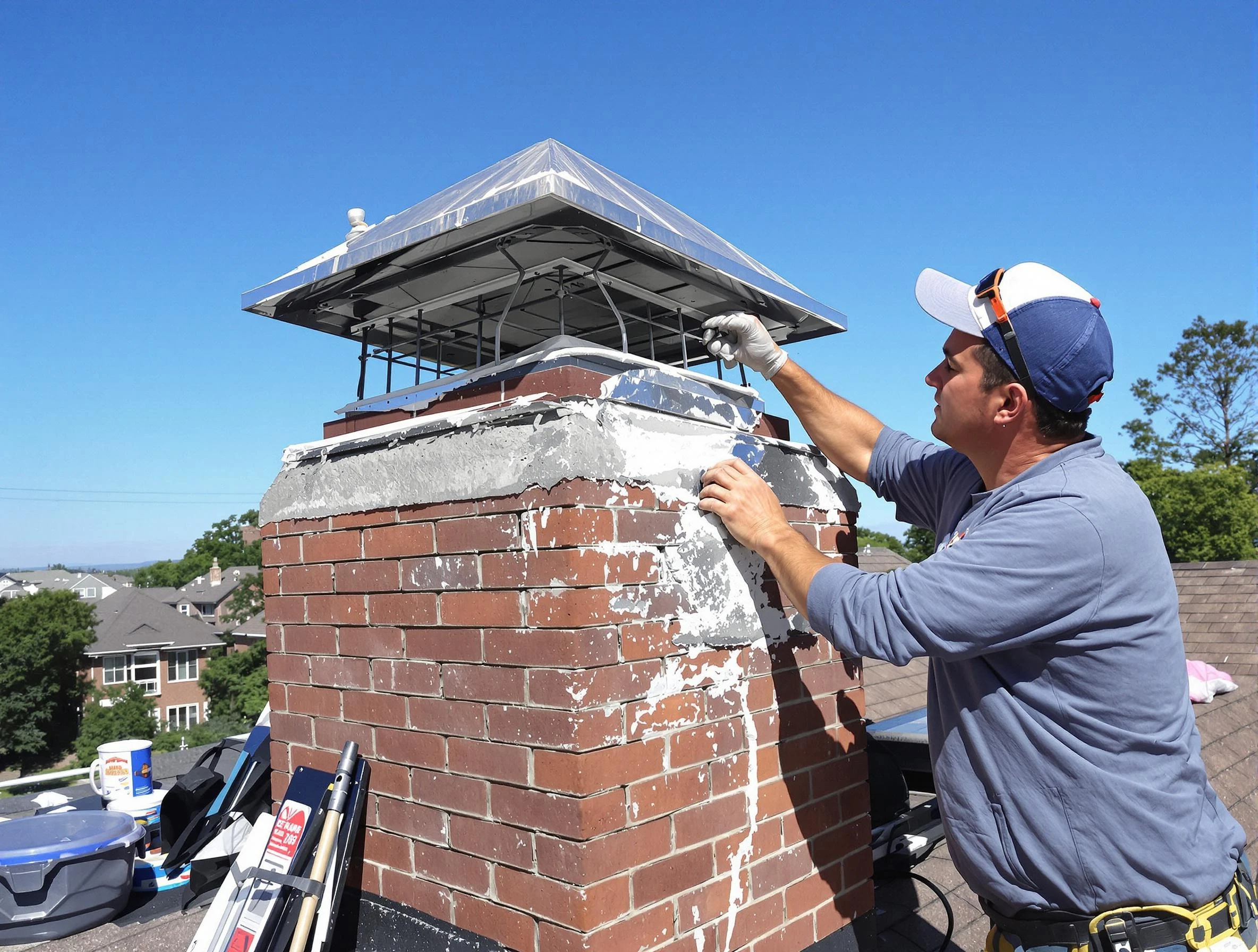 Chimney Crown Services in Oak Hill