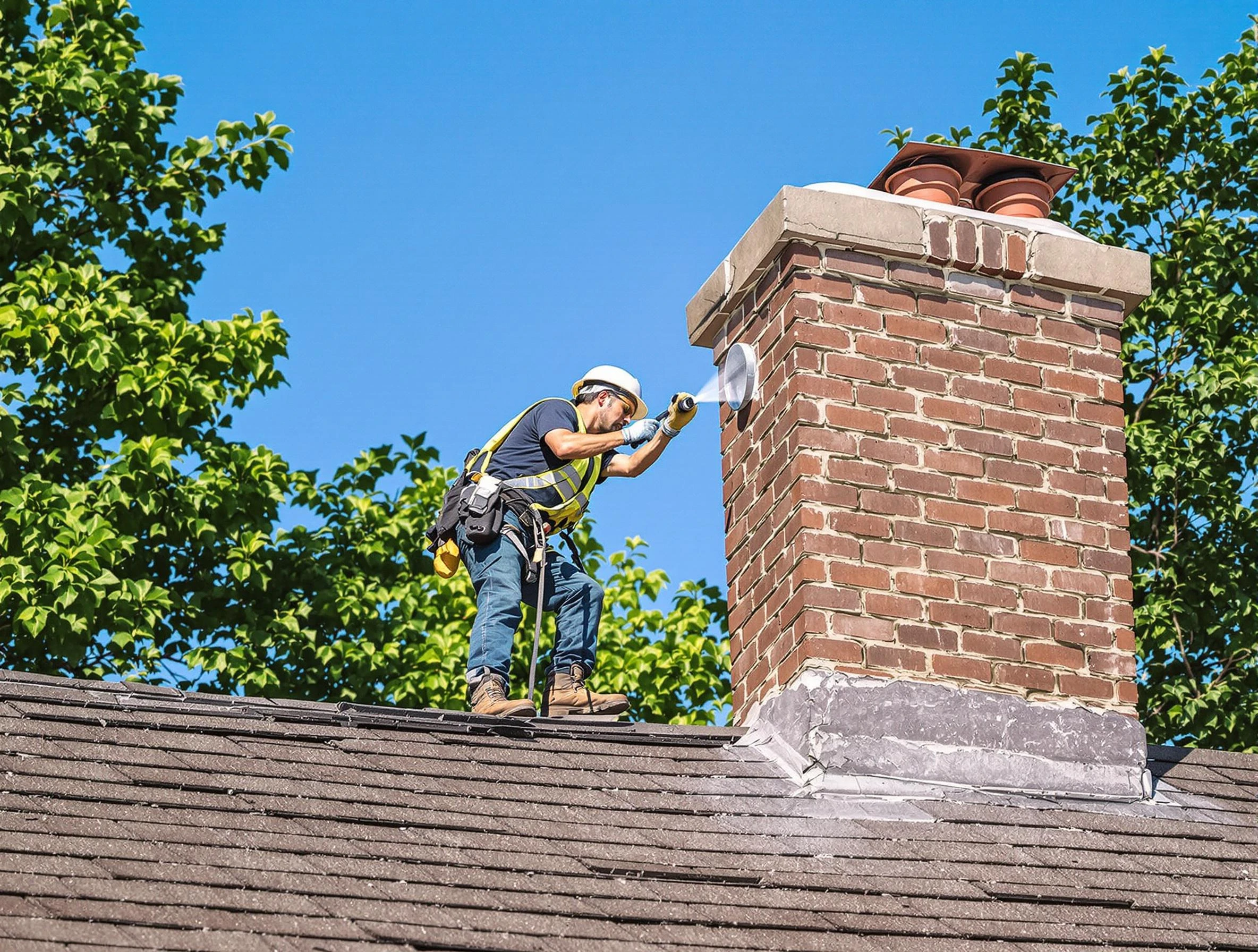 Oak Hill Chimney Sweep performing an inspection with advanced tools in Oak Hill, TN