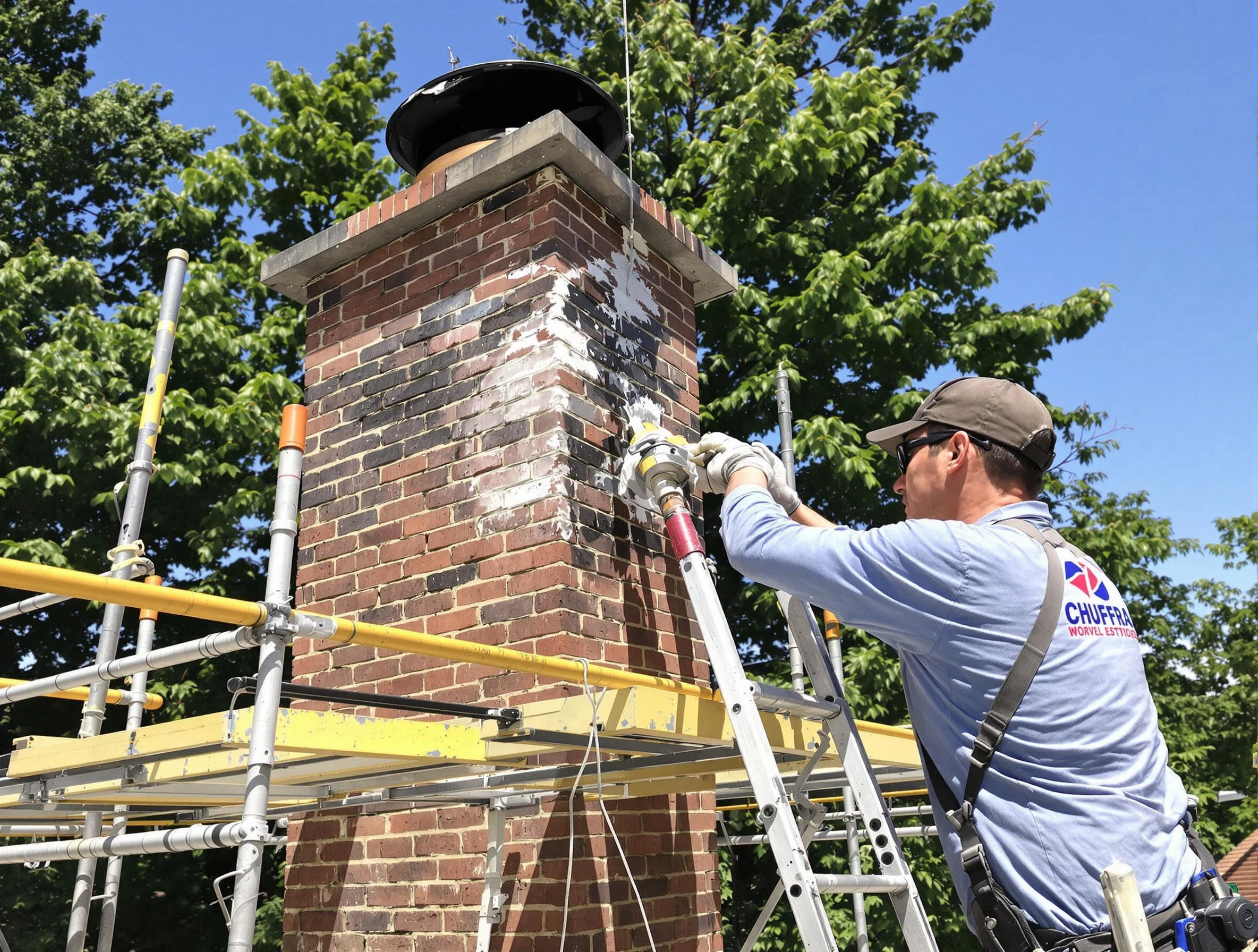 Structural chimney repair by Oak Hill Chimney Sweep in Oak Hill, TN