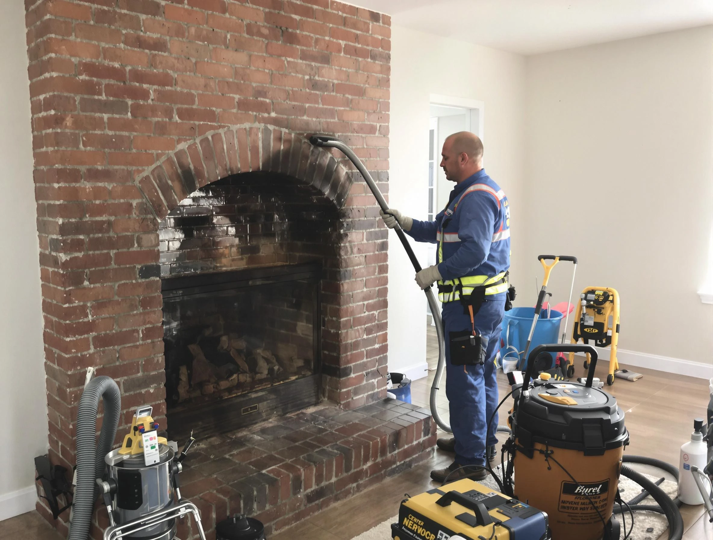 Oak Hill Chimney Sweep expert performing detailed chimney sweep in Oak Hill, TN