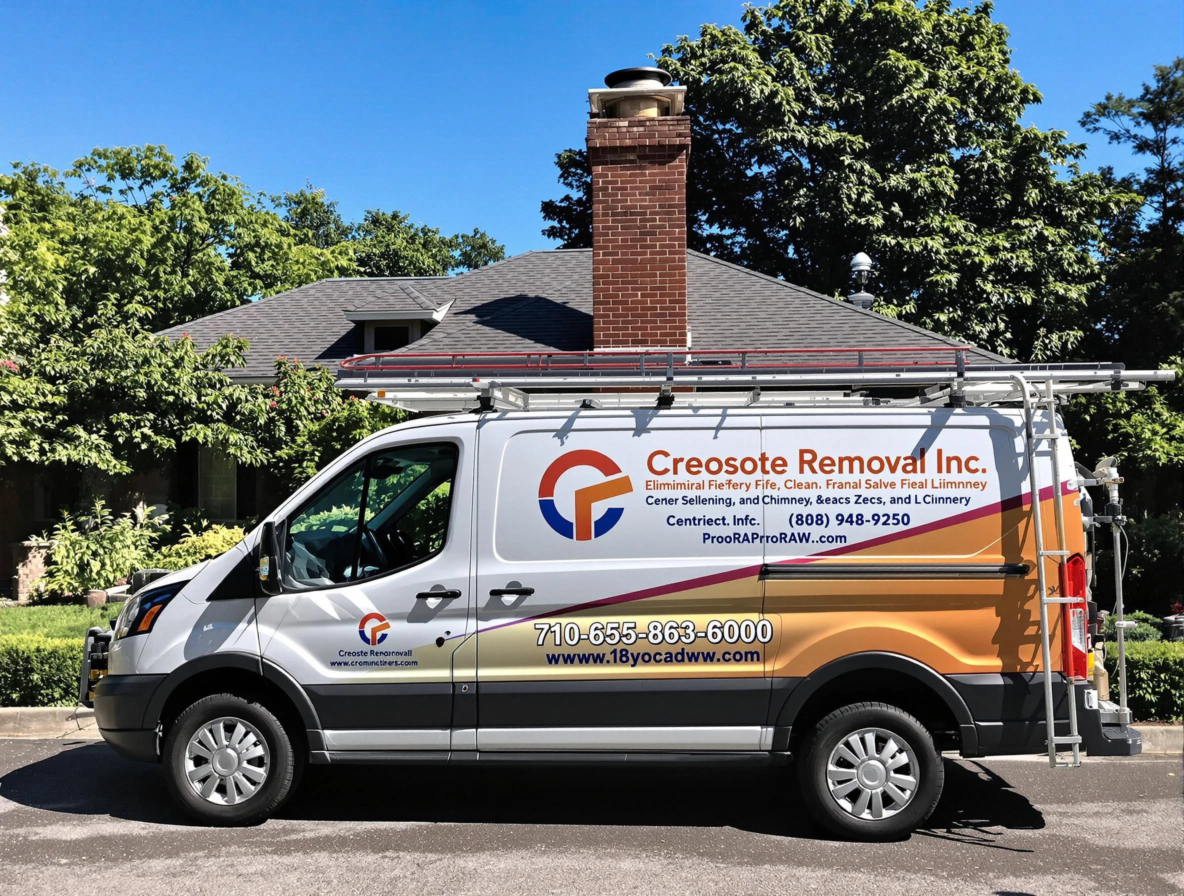 Oak Hill Chimney Sweep technician removing creosote safely in Oak Hill, TN